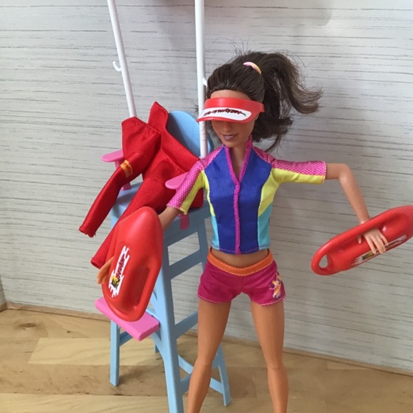 Barbie Doll and Life Guard Accessories - Picture 5 of 6